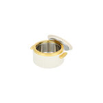 La Mesa Food Warmer 1L Matt White Body + Matt Gold image number 2