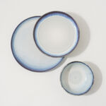 La Mesa grey 18 pcs porcelain dinner set image number 0