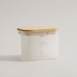 Alberto 4pcs borosilicate glass canister set with wood lid image number 4