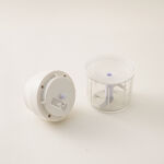 Alberto mini electric stainless steel garlic chopper 230ml in white image number 2