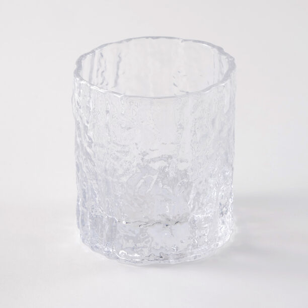 La Mesa 4 Pcs Embossed Tumbler Glass Set, Clear 8*8*8.6 Cm image number 2