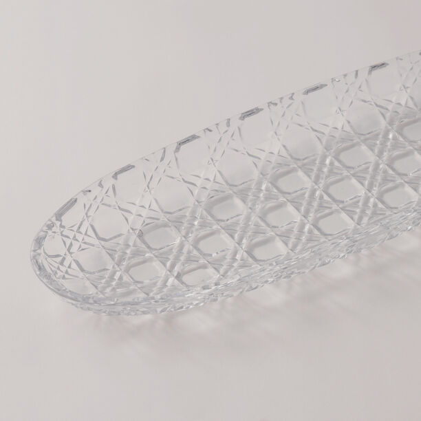 لاميسا طبق تقديم زجاجي 40.5*14*3 سم image number 2