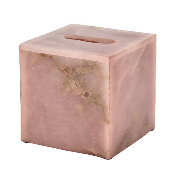 Tissue Box Rose Quartz Premium Stone image number 1