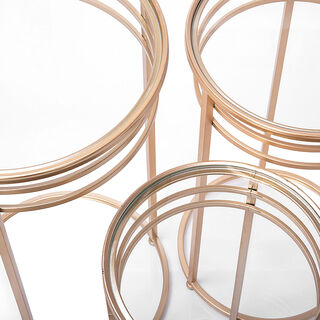 Flower Table 4Cm Gold