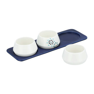 Oumq 4 Pieces Nuts Bowl Set