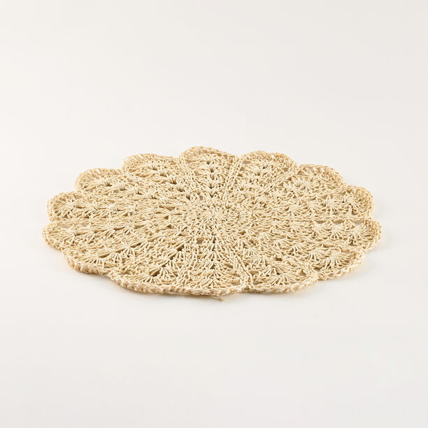 La Mesa Paper Placemat Floral Design 38Cm, Beige image number 0
