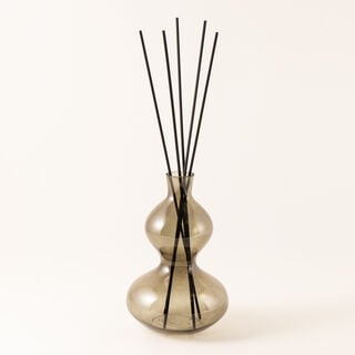Homez Glass Fragrance Diffuser 500Ml With Sticks Coconut Teak Scent 1000Ml