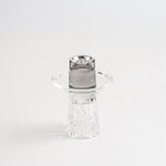 هومز مبخرة عود دايموند زجاج 12*12*15سم، رمادي image number 0