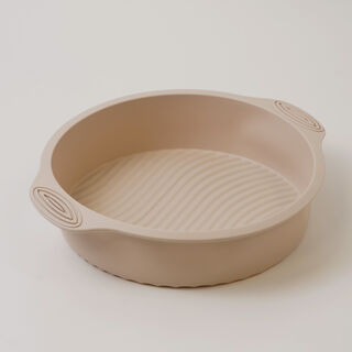 Alberto silicone round cake mould 29.5*25*6cm, cream