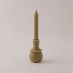 Homez Soya Wax Mono Candle, Beige 8*30Cm image number 1