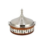 Small Food Warmer nickel Plated image number 1