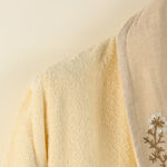 Boutıque Blanche M Cotton Bathrobe 360Gsm In White image number 1