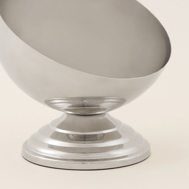 La Mesa Stainless Steel Fruit Bowl, Silver 15*15*15Cm image number 1