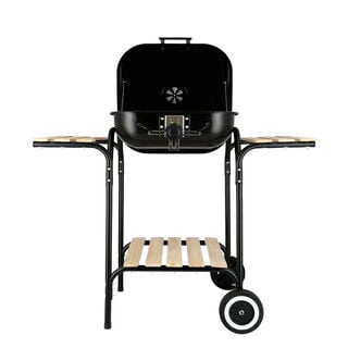 Square Trolly Grill In Black 18"