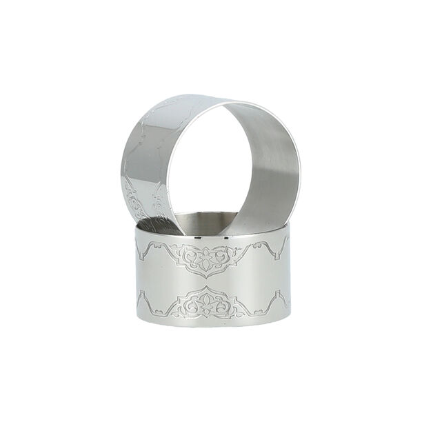 AlKhaiyl 2 Pieces Stainless Steel Napkin Rings Set image number 2