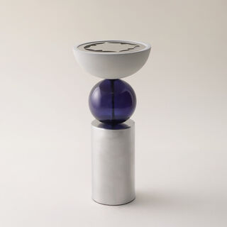 Homez Almunium Oud Burner Yaqut Collection 12*12*25Cm, Silver