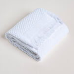 Jacquard Cotton Bath Towel 70*140 cm White image number 0