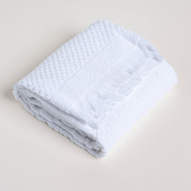 Jacquard Cotton Bath Towel 70*140 cm White image number 0
