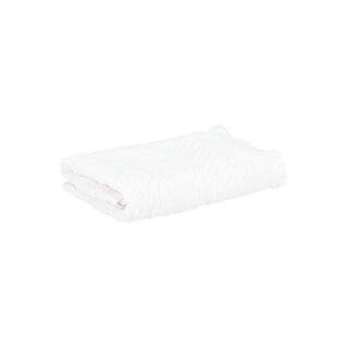 Jacquard/cotton bath towel, white 70*140 cm