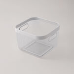 البرتو سلة فواكه معدنية، أبيض 42*32*16.7 سم image number 0