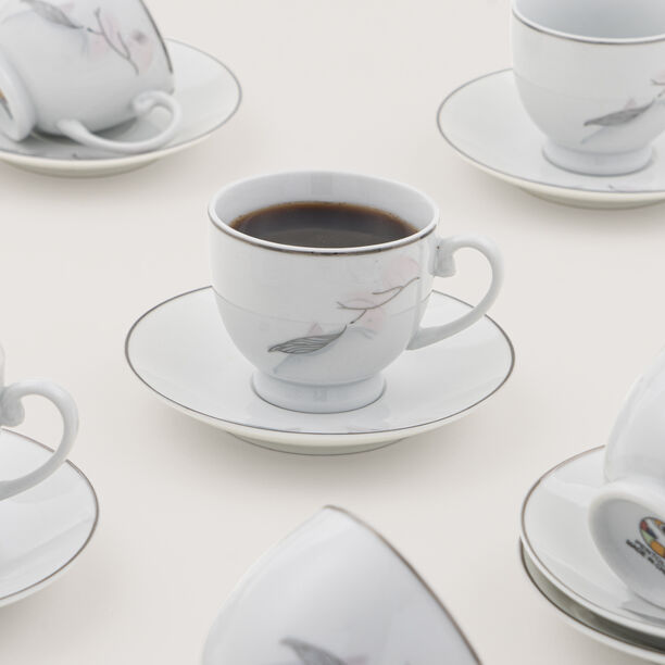 بنتولا طقم فناجين قهوة إسبريسو خزف صيني 12 قطعة image number 0