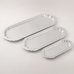 La Mesa Metal Serving Tray 60*23*2Cm, Silver image number 2