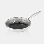Alberto Stainless Steel Frypan 24*4.5Cm 1.5L, Silver image number 0