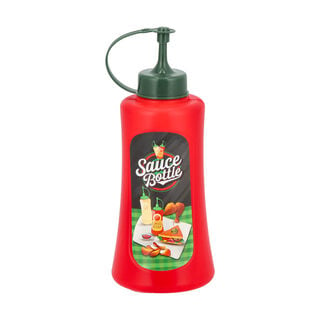 Lux Sauce Bottle For Ketchup V: 500Ml Red Color