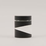 Alberto 4pcs glass canister set, black image number 4