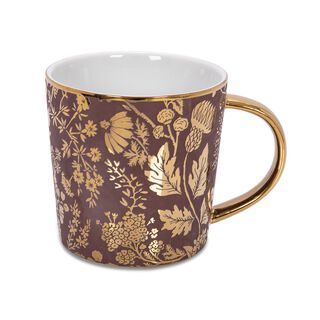 PORCELAIN MUG ELECTROPLATING GOLD