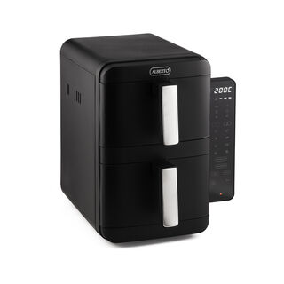 Alberto double stack air fryer 4.5l + 4.5l 2400w