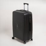 Travel vision durable PP 3 pcs luggage set, black image number 2