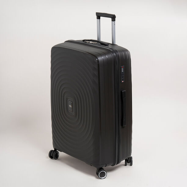 Travel vision durable PP 3 pcs luggage set, black image number 2