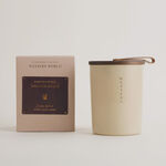 Homez cedar wood scented candle in jar 470g image number 0