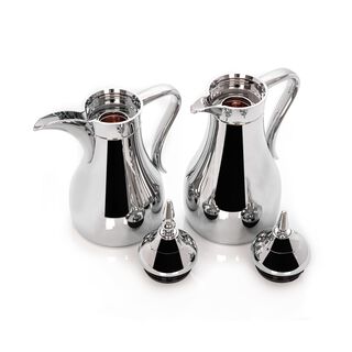 Dallety 2 Pieces Steel Vacuum Flask Set 