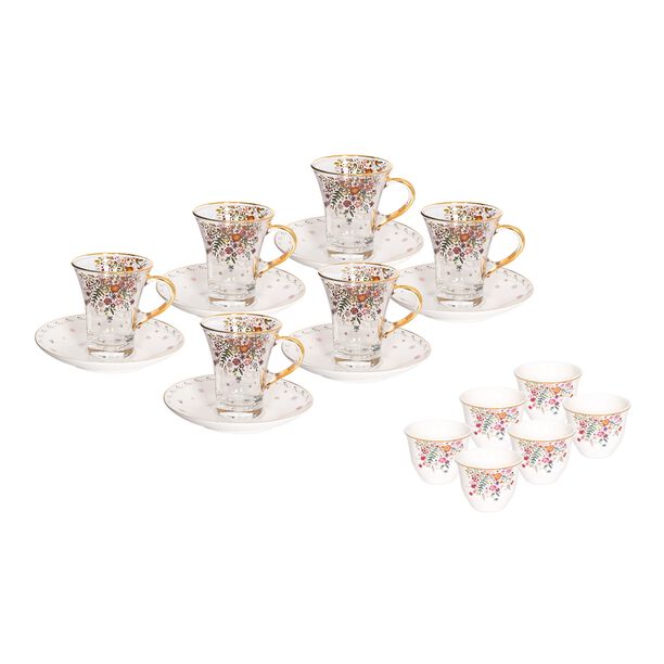 La Mesa Butterfly Tea & Coffee Cups Set 18 Pieces image number 0