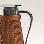 Dallaty brown leather vacuum flask 1L image number 2