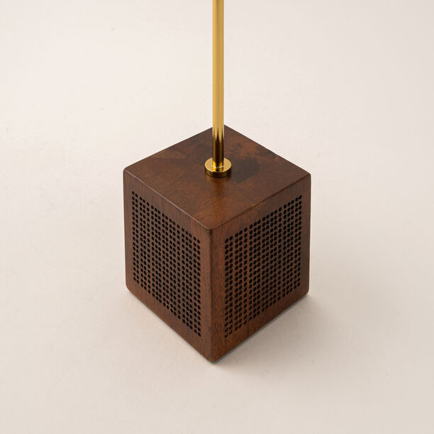 Homez wood and gold metal Ramadan decoration 9*7*30 cm image number 2