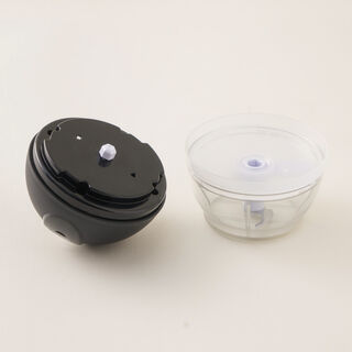 Alberto mini electric stainless steel garlic chopper 150ml in black