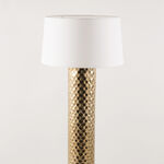 Homez Metal Floor Lamp, Gold 45*45*155Cm image number 1