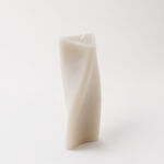 Homez candle spiral triangle shape 19.5cm, white image number 0
