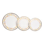 La Mesa Royal Gold And Brown 18 Pieces Dinner Set image number 0