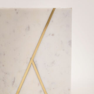 White Marble Waste Basket 19*19*25cm