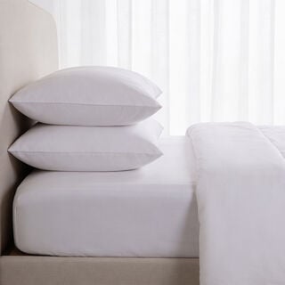 Boutique Blanche Fitted Sheet 100% Tencel 300Tc Queen, White 160*200 Cm