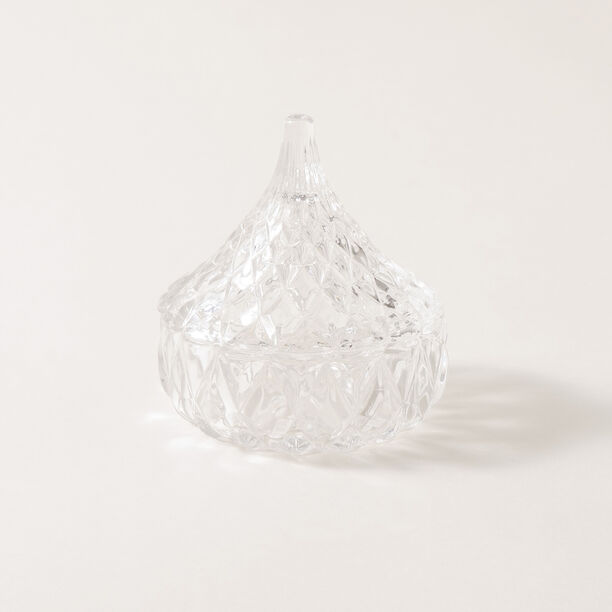 دلتي تمرية زجاج بغطاء image number 3