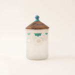 La Mesa glass container with Lid 10*10*18 cm image number 0