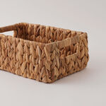Homez Rectangular Rattan Storage Basket 28*19*11 Cm image number 2