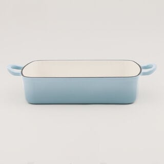 Alberto enameled cast iron roaster, blue 33*25*7.5cm