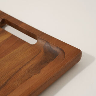 Dallaty acacia wood serving tray 48*32*2cm, brown