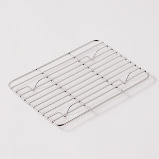 Alberto ceramic baking pan with metal grid 1250ml 27*16.8*5.3cm, brown